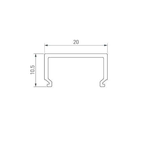 Экран SL-LINE-2011-2500 Square OPAL (Arlight, Пластик)