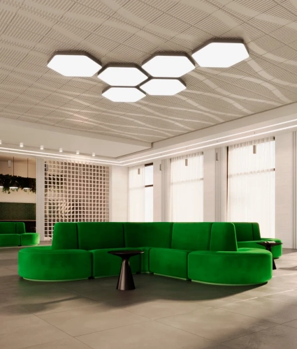 Hexagon Soft 700x606x350 h80 50Вт 4000К 90Ra Черный