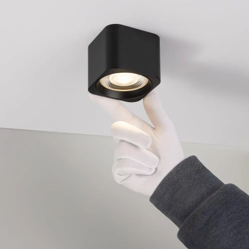 Светильник SP-DICE-S78x78-10W Warm3000 (BK, 24 deg, 230V) (Arlight, IP54 Металл, 5 лет)