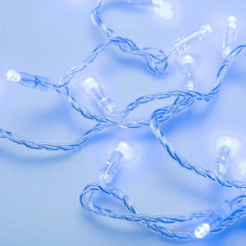 Светодиодная гирлянда ARD-STRING-CLASSIC-10000-CLEAR-100LED-STD BLUE (230V, 7W) (Ardecoled, IP65)