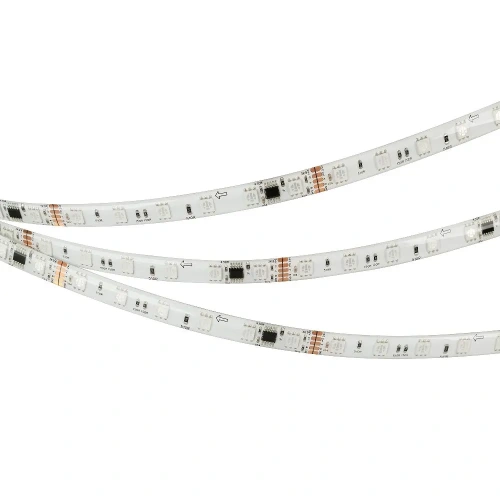 Лента герметичная DMX-SE-B60-10mm 24V RGB-PX6 (14 W/m, IP65, 5m) (Arlight, -)