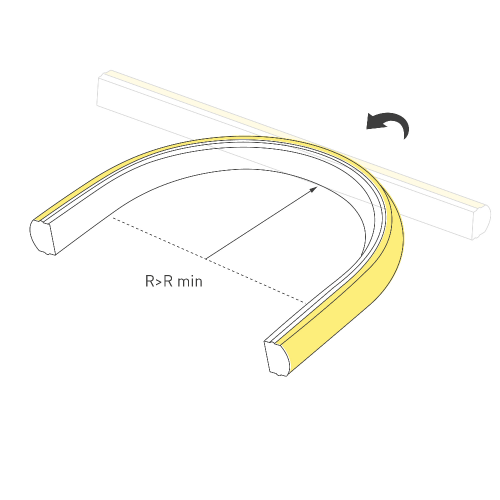 Лента герметичная MOONLIGHT-TOP-X320-11x7mm 24V Warm2300 (10 W/m, IP65, CSP, 5m, wire x2) (Arlight, Силикон)