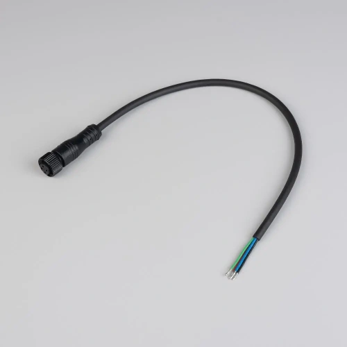 Коннектор питания ARL-WAVE-0612-RGB-CON-POWER-FEMALE-BLK (Arlight, IP67 Пластик, 3 года)