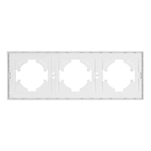 Рамка пластиковая FRM-TENDO-PL-3-WH (Arlight, Белый)