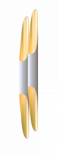 Настенный Penne Duo 1100x160 GU10 36Вт 3000К White/Gold