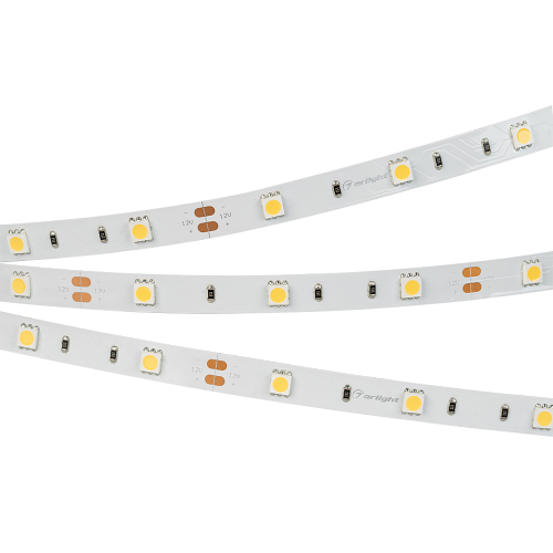 Лента RT 2-5000 12V White6000 (5060, 150 LED, LUX) (Arlight, 7.2 Вт/м, IP20)