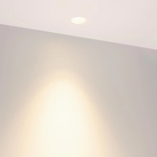Светильник MS-INVISIO-TRIMLESS-R55-15W Warm3000 (WH-WH, 36 deg, 230V) (Arlight, IP54 Металл, 5 лет)