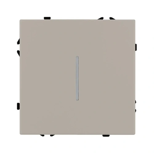 ARL NOBE Выключатель 1 кл подсветка софт-тач кашемир SWT-MK01-SFPL-L-CA (250V, 10A) (Arlight, -)