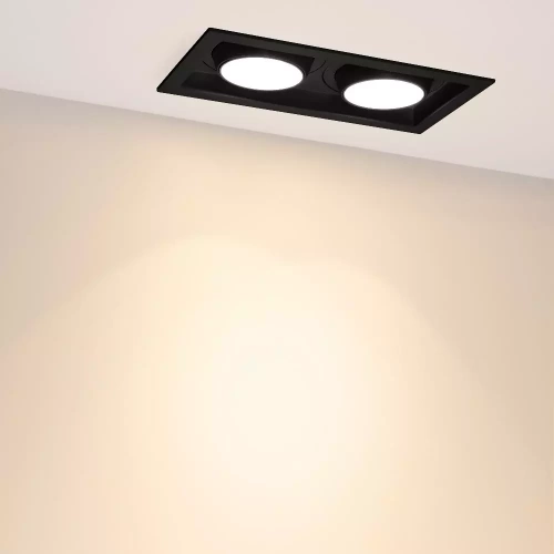 Светильник MS-VORTEX-BUILT-S250x140-2x30W Warm3000 (BK-BK, 17 deg, 230V) (Arlight, IP20 Металл, 5 лет)