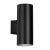 Светильник настенный LGD-WALDER-R106-2x18W Day4000-MIX (Черный, 40 deg, 230V) (Arlight, IP65 Металл, 5 лет)