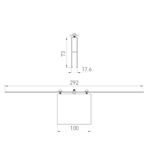 Коннектор прямой ALT-LINEAIR-FLAT-CON-I-2094 (ANOD) (Arlight, IP20 Металл, 3 года)