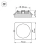 Светодиодная панель LTD-96x96SOL-BK-10W Day White (Arlight, IP44 Пластик, 3 года)