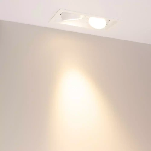 Светильник MS-VORTEX-BUILT-S250x140-2x30W Warm3000 (WH-WH, 30 deg, 230V) (Arlight, IP20 Металл, 5 лет)