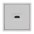 Механизм HDMI розетки SCT-NOBE-MHD1-SFPL-IS (Arlight, Никель)