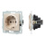 Механизм электрической розетки SCT-MEU1-PL-GD-V (250V, 16A) (Arlight, -)