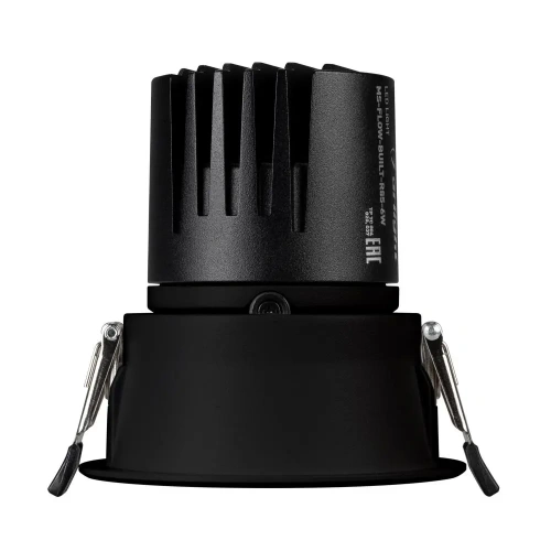 Светильник MS-FLOW-BUILT-R85-6W Warm3000 (BK, 55 deg, 230V) (Arlight, IP20 Металл, 5 лет)