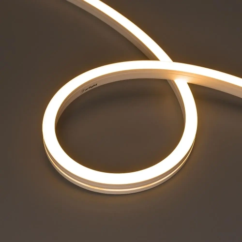 Лента герметичная MOONLIGHT-SIDE-GM192-12x17mm 24V RGBW-Warm (14.4 W/m, IP67, 5m, wire x2) (Arlight, Вывод боковой, 3 года)