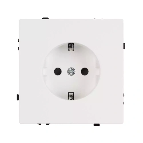 Механизм электрической розетки SCT-NOBE-MEU1-SFPL-WH (230V, 16A) (Arlight, Белый кварц)