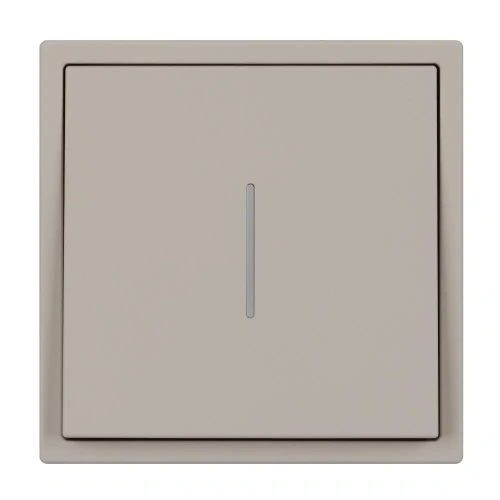 ARL NOBE Выключатель 1 кл подсветка софт-тач кашемир SWT-MK01-SFPL-L-CA (250V, 10A) (Arlight, -)