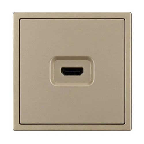 ARL NOBE Розетка HDMI софт-тач золотой песок SCT-MHD1-SFPL-GD (Arlight, -)