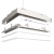 Trade Linear Standart 492-542x65x60 60Вт 3000K Опал Черный