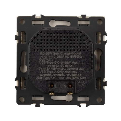 ARL NOBE USB Розетка тип A+C софт-тач золотой песок SCT-MUAC-SFPL-FC-GD (65W, QC3) (Arlight, -)