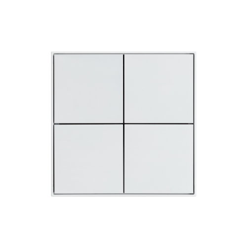 INTELLIGENT ARLIGHT Кнопочная панель KNX-304-23-IN White (BUS, Frame) (IARL, IP20 Металл, 2 года)