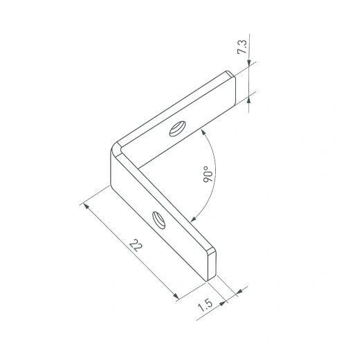 Соединитель профиля FANTOM-W49-90L Set (Arlight, Металл)