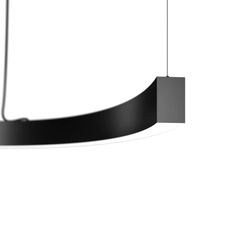 Ring Quarter d900 h60 w60 17Вт 4000К 90Ra Черный