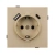 Механизм розетки с USB зарядкой SCT-TENDO-MUAC-SFPL-GD (230V, 16A) (Arlight, Матовый песочный)