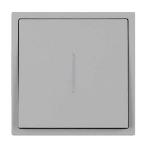 ARL NOBE Выключатель 1 кл подсветка софт-тач никель SWT-MK01-SFPL-L-IS (250V, 10A) (Arlight, -)