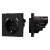 Механизм розетки с USB зарядкой SCT-NOBE-MUAA-SFPL-BK (230V, 16A) (Arlight, Черный оникс)