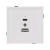 Механизм USB розетки SCT-TENDO-MUAC-SFPL-WH (5V, 3A, QC3) (Arlight, Матовый белый) Механизм USB розетки SCT-TENDO-MUAC-SFPL-WH (5V, 3A, QC3) (Arlight, Матовый белый)