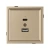 Механизм USB розетки SCT-TENDO-MUAC-SFPL-GD (5V, 3A, QC3) (Arlight, Матовый песочный) Механизм USB розетки SCT-TENDO-MUAC-SFPL-GD (5V, 3A, QC3) (Arlight, Матовый песочный)
