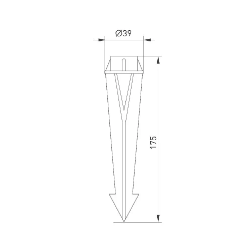 Основание для светильника ALT-SPIKE-175 (BK) (Arlight, Пластик)