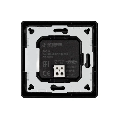 INTELLIGENT ARLIGHT Панель DALI-223-4K-D2-IN-BLACK (BUS, Free purpose) (IARL, -)