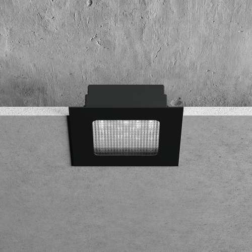 Встраиваемый Tetris In 100x100 10Вт 5000К 90Ra Микропризма Черный