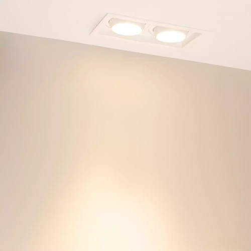 Светильник MS-VORTEX-BUILT-S250x140-2x30W Warm3000 (WH-WH, 30 deg, 230V) (Arlight, IP20 Металл, 5 лет)