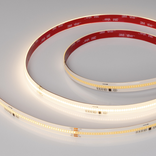 Лента герметичная SPI-COB-SE-X378-12mm 24V Warm3000-PX63-BPT (7 W/m, IP65, 5m) (Arlight, бегущий огонь)