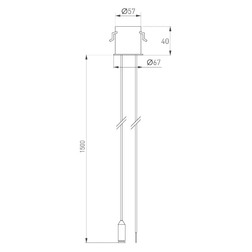 Потолочная чаша MAG-ORIENT-CANOPY-BUILT-POWER-L1500 (WH) (Arlight, Металл)