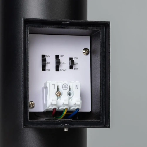 Светильник настенный LGD-WALDER-R92-2x13W Day4000-MIX (Черный, 40 deg, 230V) (Arlight, IP65 Металл, 5 лет)