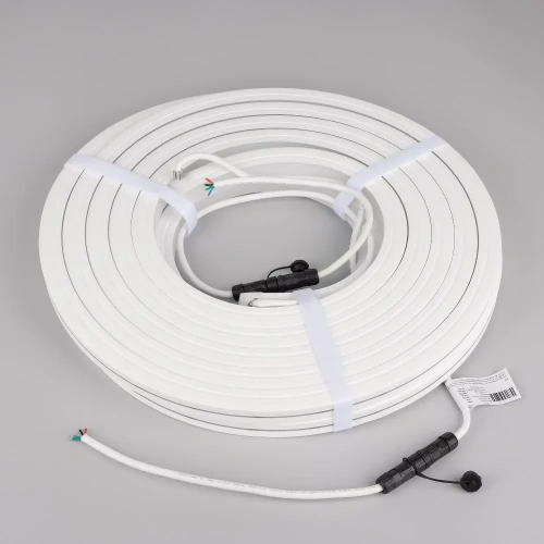 Лента герметичная MOONLIGHT-PRO-TOP-X360-20x20mm 24V RGB (12 W/m, IP67, 10m, wire x2) (Arlight, Вывод боковой, 5 лет)