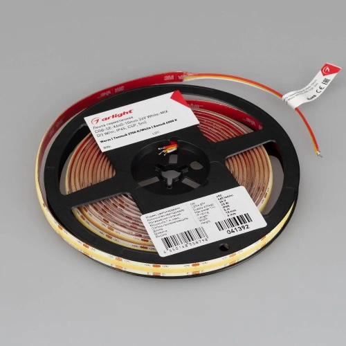 Лента герметичная CSP-SE-X640-10mm 24V White-MIX (23 W/m, IP65, 5m) (Arlight, Изменяемая ЦТ)