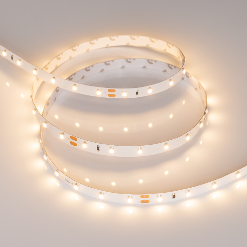 Лента RT 2-5000 24V Warm2700 (3528, 300 LED, LUX) (Arlight, 4.8 Вт/м, IP20)