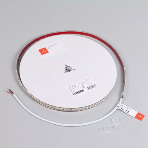 Лента герметичная RTW-PS-A140-7mm 24V White6000 (10 W/m, IP67, 5m) (Arlight, CRI>90)