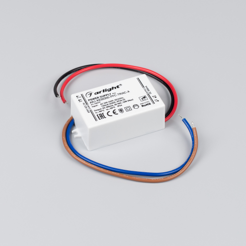 Блок питания ARJ-KE50300-PFC-TRIAC-A (15W, 300mA) (Arlight, IP44 Пластик, 5 лет)