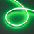 Лента герметичная HALO-SIDE-A168-6x13mm 24V Green (10 W/m, IP67, 2835, 5m) (Arlight, Силикон)