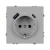 ARL NOBE Розетка зк со шторками с USB тип А+С софт-тач никель SCT-MUAC-SFPL-IS (250V, 16A) (Arlight, -)
