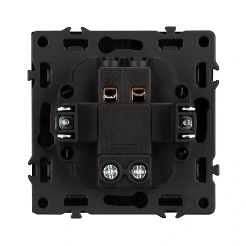 ARL NOBE Выключатель перекрёстный 1 кл софт-тач черный оникс SWT-MKX1-SFPL-BK (250V, 10A) (Arlight, -)