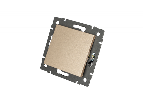 Механизм выключателя одноклавишный проходной SWT-MKP1-PL-GD-V (250V, 10A) (Arlight, -)